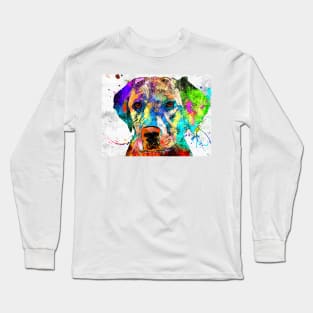 Labrador Retriever Grunge Long Sleeve T-Shirt